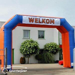 Welkom en tot ziens banner